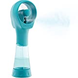 O2COOL Elite Battery Powered Handheld Water Misting Fans (Teal)