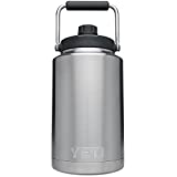 YETI Rambler Gallon Jug, Vacuum Insulated, Stainless Steel with MagCap, Stainless