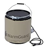 WarmGuard WG05 Insulated Pail Band Heater - Bucket Heater, Fixed Internal Thermostat Max Temp 145 F,Tan