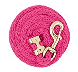 Weaver Leather Poly Value Lead Rope Diva Pink, 5/8' x 8'