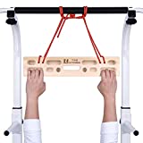 TWO STONES Portable Fingerboard as Rock Climbing Training Boards with Edges and Pockets, Portable Climbing Hangboard as Rock Climbing Finger Strengthener Training Indoor and Outdoor (CJ-HB2055)