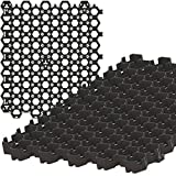 Vodaland - HEXpave Grid - 1' Depth Permeable Paver System - 27,000 lbs Load Class - DIY Patio, Walkway, Shed Base, Light Vehicle Driveway and Much More! (20 Sq Ft)