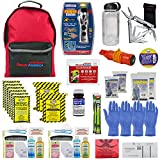 Ready America 72 Hour Deluxe Emergency Kit, 2-Person 3-Day Backpack, First Aid Kit, Survival Blanket, Power Station, Emergency Food, Portable Disaster Preparedness Go-Bag for Earthquake, Fire, Flood