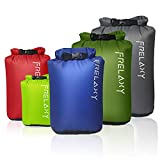 Frelaxy Waterproof Dry Sack 5 Pack (3L,5L,10L,15L,20L), Ultralight Dry Bags, Outdoor Sack Keeps Gear Dry for Hiking, Backpacking, Kayaking, Camping, Swimming, Boating