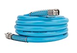 Camco EvoFlex 25-Foot Super Flexible Drinking Water Hose | 5/8-inch ID | Designed for Recreational Use | Blue (22594)