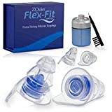 ZQuiet Noise Reduction High Fidelity Ear Plugs Hearing Protection for Noise Sensitivity Conditions (Premium Gift Box and Travel Storage Case), Two Sizes Included