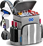 Everlasting Comfort Insulated Cooler Backpack - Keeps 54 Cans Cold for Up to 24 Hours - Waterproof & Leak Proof Soft Cooler Bag - Insulated Backpack Cooler - Lunch Backpack Beach Accessories