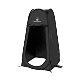 Portable Pop Up Pod- Instant Privacy, Shower & Changing Tent- Collapsible Outdoor Shelter for Camping, Beach & Rain with Carry Bag by Wakeman Outdoors, Black