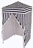 Impact Canopy 4' x 4' Portable Dressing Room, Pop Up Portable Changing Room, Navy Blue / White