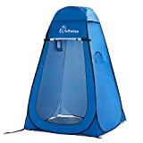 WolfWise Dressing Tent Shower Privacy Portable Camping Beach Toilet Pop Up Tents Changing Room Outdoor Backpack Shelter Blue
