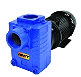 AMT Pump 2876-95 Self-Priming Centrifugal Pump, Cast Iron, 7-1/2 HP, 3 Phase, 208-230/460 V, Curve C, 3' NPT Female Suction & Discharge Ports