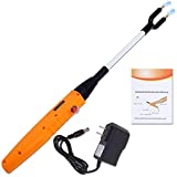 Livestock Prod Electric Cattle Prod,26inch (66cm) Rechargeable Safety Animal Prod Hot Shock for Cow Pig Cattle Goats and Big Dog