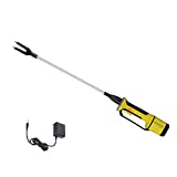 VETPLUS Rechargeable Livestock Prod for Cow Electric hot Shot Cattle Prod for Cow for Dog Safety Animal prod Hot Shock with Flexible Shaft Handle Unit LED Light for Cow Goats hog prod Dog PROD,