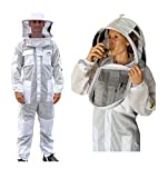 OZ ARMOUR Beekeeping Suit Ventilated ULTRA COOL Three Plus Layers Mesh with Two Hoods.