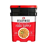 ReadyWise Emergency Food Supply, Freeze-Dried Survival-Food Disaster Kit for Hurricane Preparedness, Camping Food, Prepper Supplies, Emergency Supplies, Entrée Variety-Pack Bucket, 120 Servings