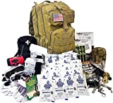 EVERLIT Complete 72 Hours Earthquake Bug Out Bag Emergency Survival Kit for Family. Be Prepared for Hurricanes, Floods, Tsunami, Other Disasters (2 Person Kit)