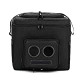 The #1 Cooler with Speakers on Amazon. 20-Watt Bluetooth Speakers for Parties/Festivals/Boat/Beach. Rechargeable, Works with iPhone & Android (Black, 2022 Edition)
