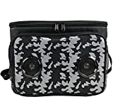 Beemojo Insulated Cooler Bag Bluetooth Speakers 24 cans 2 gallons Food Drinks | Rechargeable Battery Supports iOS & Android | Leakproof Foldable Travel Camping Hiking