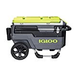 Igloo Trailmate Journey 70 Qt Cooler , Charcoal/Acid Green/Chrome