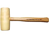 C.S. Osborne & Co. No. 89.5 3-1/2' Hickory Barrel Shaped Mallet / MADE IN USA ( MPN # 61018)
