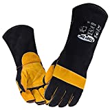 TOPDC 16 Inches Welding Gloves Heat Resistant Fireproof Gloves for Welder