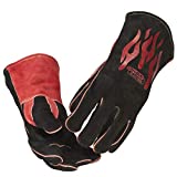 Lincoln Electric Traditional MIG/Stick Welding Gloves | 14' Lined Leather | Kevlar Stitching | K2979-ALL