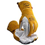Caiman 1540-5 Welders and Foundry Gloves Gold L