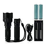 Convoy C8 + 365nm UV LED Flashlight with Patented Glass Filter