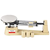 Triple Beam Scale Bonvoisin Lab Mechanical Balance 2610g/0.1g with Stainless Steel Weighing Platter (Triple Beam Scale)