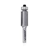Amana Tool 47104 Flush Trim 1/2-Inch Diameter by 1-Inch Cutting Height by 1/4-Inch Shank 2-Flute Router Bit