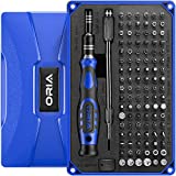 AMIR Precision Screwdriver Set (Newest) 106 in 1 with 102 Bits Magnetic Torx Screwdriver kit with Case Professional Repair Tool for Electronics PC iPhone iPad Watch Jewelers Blue