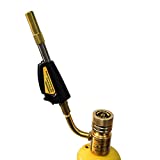 QWORK Turbo Torch Tips, Torch Swirl, MAP-Pro/LP Gas, Self Lighting, Gas Self Ignition Turbo Torch Regulator Brazing Soldering Welding Plumbing Gun