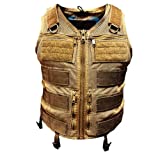 Atlas 46 AIMS Saratoga Vest Universal Chest Rig - Standard, Coyote | Made in The USA