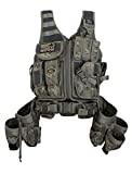 Spec Ops Tool Gear SF-18 Charlie Tactical Vest Tool Belt with Large Pouches, Weight Dispersal Work Vest, Extended Belt Up to 54” Waist - The Engineer (Digital Camo)