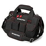 Workpro 12-inch Close Top Wide Mouth Storage Tool Bag, W081020A