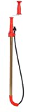 RIDGID 59802 K-6 DH Toilet Auger, 6-Foot Toilet Auger Snake with Drop Head to Clear Clogged Toilets with Hard Angles