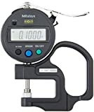 Mitutoyo 547-500S Digital Thickness Gauge with Flat Anvil, Standard ID-S Type, Inch/Metric 0-0.47' (0-12mm) Range, 0.0005' (0.01mm) Resolution, +/-0.001 Accuracy