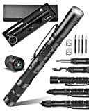 Gifts for Him, 12 IN 1 Tactical Pen Multitool Pen EDC Gear Survival Pen LED Flashlight, Stocking Stuffers Gifts for Men, Cool Pen Tool Gadget for Men, Gifts Ideas for Dad Husband Father