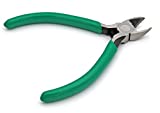 iExcell 4.5' Side Cutter Diagonal Wire Cutting Pliers Nippers Repair Tool, Green, Chrome-Vanadium Steel