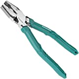 Engineer PZ-78 Side Cutting Pliers with Unique Screw Removal Jaws, Features High Leverage, Vertical Serrations to grip a screw head securly, Crimper for Bare Terminals