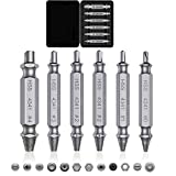 Stocking Stuffers Gifts for Men - Damaged Screw Extractor Kit Stripped Screw Extractor Set DIY Hand Tools Gadgets Gifts for Men Broken Bolt Extractor Screw Remover Sets