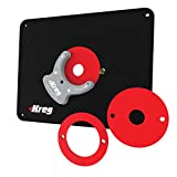 Kreg Tool Precision Router Table Insert Plate w/Level-Loc Rings (non predrilled) (PRS4038)
