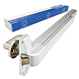 Panic Bar Exit Device Silver - FS-950 Push Bar for Exit Doors & Exit Lever with Key - UL Listed - Grade 1 and ADA Certified with Detailed Fitting Instructions