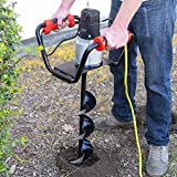 XtremepowerUS 85060 Post Hole Digger w/6' Bit Electric 1500W Auger Digging Drill