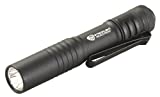 Streamlight 66318 MicroStream 45-Lumen Ultra-Compact Personal Flashlight with 1 AAA Alkaline Battery, Breakaway Lanyard, and Removable Pocket Clip, Clamshell Package, Black