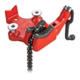 RIDGID 40195 Model BC410 Top Screw Bench Chain Vise, 1/8-inch to 4-inch Bench Vise