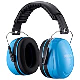 SULWZM Hearing Protection Ear Muffs,NRR 28db Noise Cancelling for Shooting, Mowing, Construction,Blue