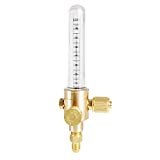 findmall 0386-0849 Nitrogen Flow Meter 1/4Inch SAE Flare Inlet and Outlet 50PSI 0-75CFH Flow Output Provides Precision Gas Flow Control for Nitrogen-Purging Applications