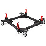Mobile Base, Litake Heavy-duty Mobile Base for Equipment, Universal Mobile Base Kit 1550LBS Load-Bearing, Industrial Strength with 4 Swivel Wheels, Universal for Equipment, Power Tools, Machines
