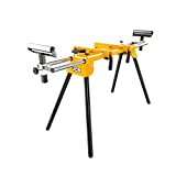 JCB - Miter Saw Stand, Extendable Beam Extension Arms for Extra Support, 3'- 5' Extension, Durable Item Compatible With Other Brands, JCB Tools